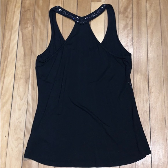 2B Bebe sequinned Racerback tank top - Picture 5 of 6